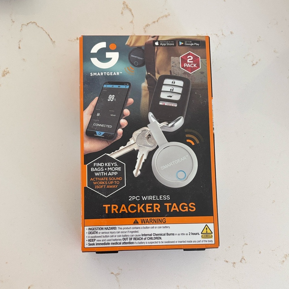 NWT SmartGear Wireless Tracker Tags